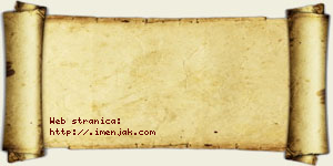 Milana Jazački vizit kartica